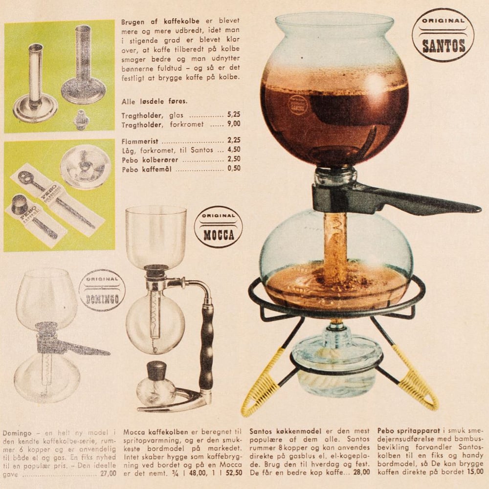 THE SANTOS Vacuum Coffee Maker
