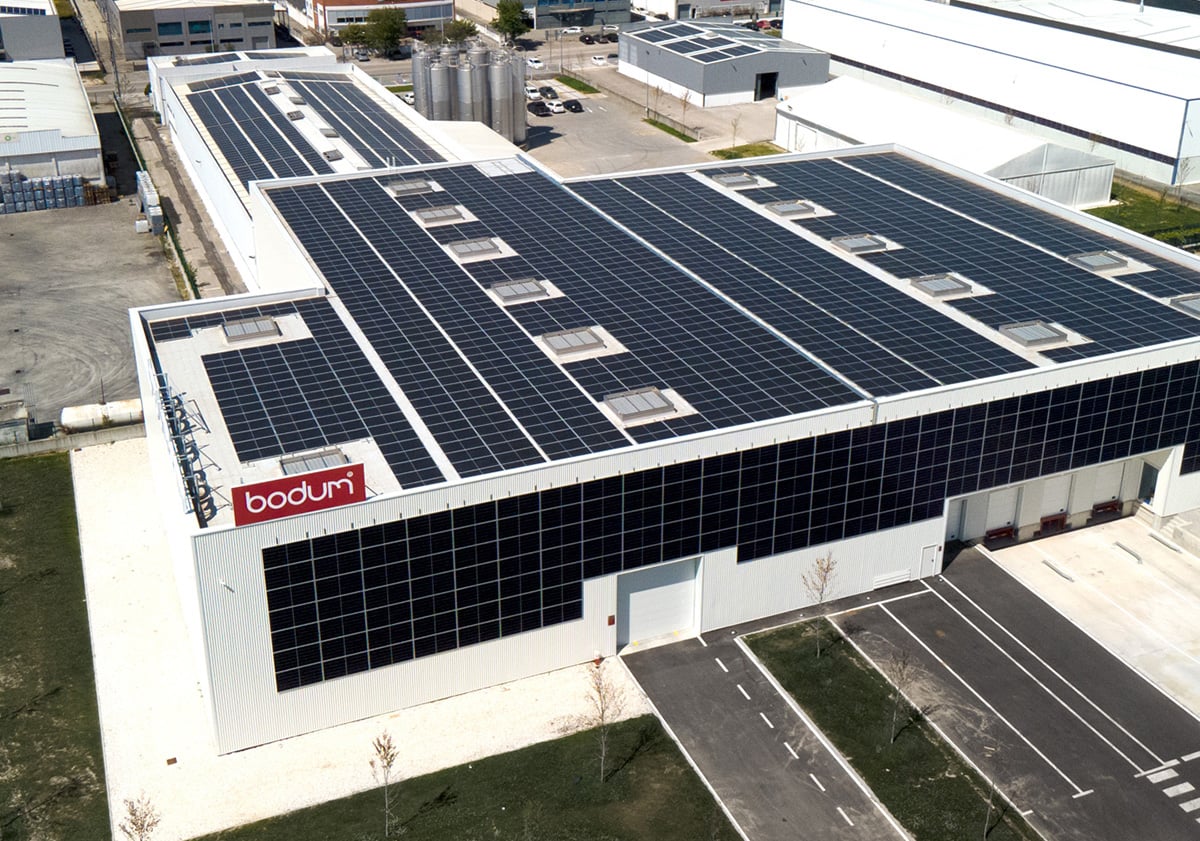 Solar Panels in Bodum's Aveiro Factory 